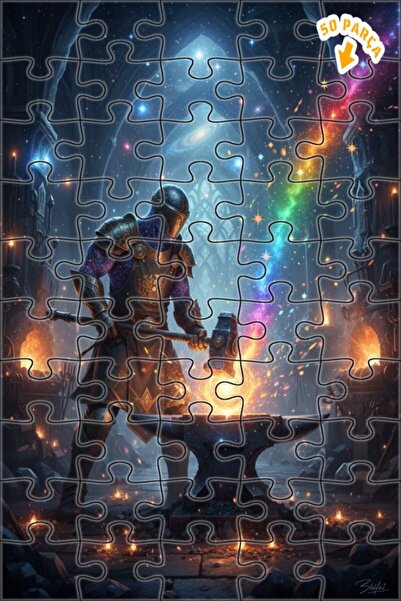 Teona Ahşap لغز فني ملون من كوزميك ديميرسي بتصميم المجرة 50 قطعة 15×25