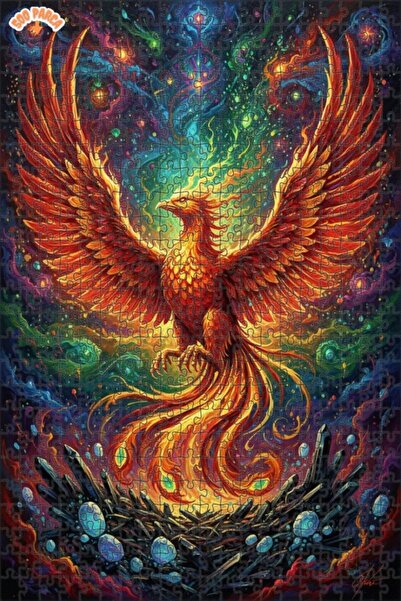 Teona Ahşap لغز خشبي مؤطر بطبقتين من فن الفلكة الحمراء، 500 قطعة، 50×30