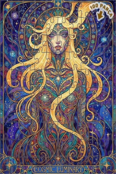 Teona Ahşap لغز خشبي مؤطر بطبقتين بتصميم فني يشبه اللوحات الزيتية للنساء من س...