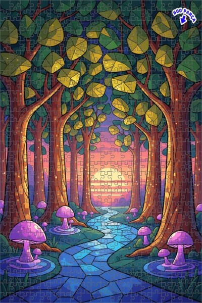 Teona Ahşap لغز خشبي بإطار مزدوج الطبقات من ماسالي أورمان إشترلِت، 600 قطعة، ...