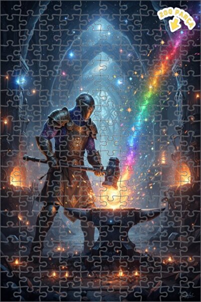 Teona Ahşap لغز فني ملون من كوزميك ديميرسي بتصميم المجرة 200 قطعة 25×35