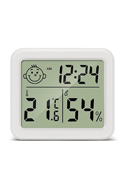 Bogadini Termometru si higrometru digital portabil cu ecran LCD, pentru interior