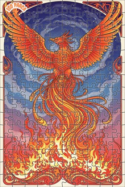 Teona Ahşap لغز خشبي مؤطر بطبقتين من فن العنقاء 150 قطعة 20×30