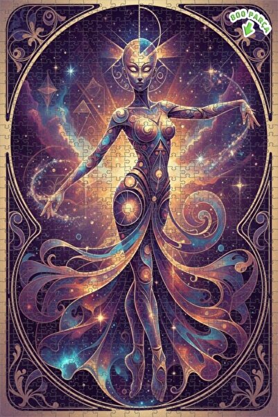 Teona Ahşap لغز خشبي بإطار مزدوج الطبقات للنساء من كوزميك دانسر 800 قطعة 70x50