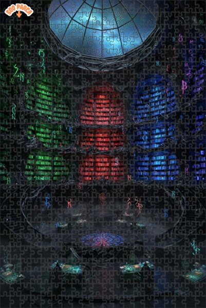 Teona Ahşap لغز خشبي لفن السحر من مكتبة الغموض، لغز خشبي بإطار مزدوج الطبقات،...