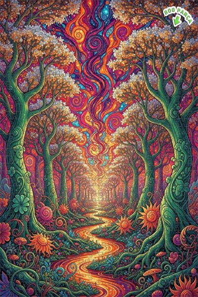 Teona Ahşap لغز خشبي بإطار مزدوج الطبقات من رؤيا أورانج، 800 قطعة، 70×50