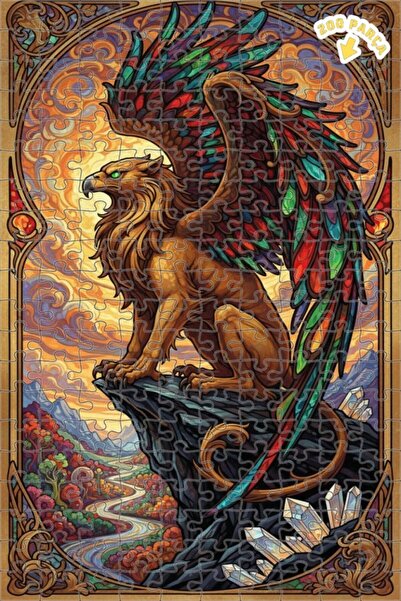 Teona Ahşap لغز خشبي بإطار مزدوج الطبقات بمظهر زيت جرفن ماساليتي، 200 قطعة، 2...