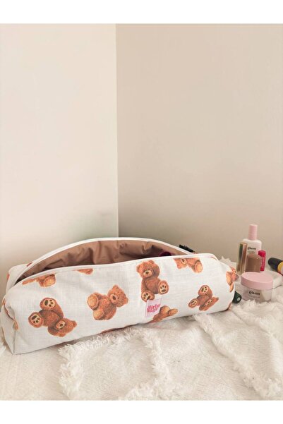 girlsybags Сумка для випрямляча волосся з малюнком ведмедика Сумка для подоро...