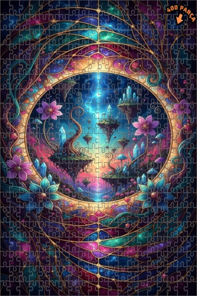 Teona Ahşap لغز خشبي رائع من دار كريستال فورست، لغز خشبي بإطار مزدوج الطبقات،...