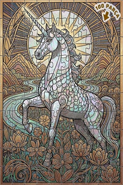 Teona Ahşap لغز خشبي بإطار مزدوج الطبقات بمظهر عمل فني سحري على شكل وحيد القر...