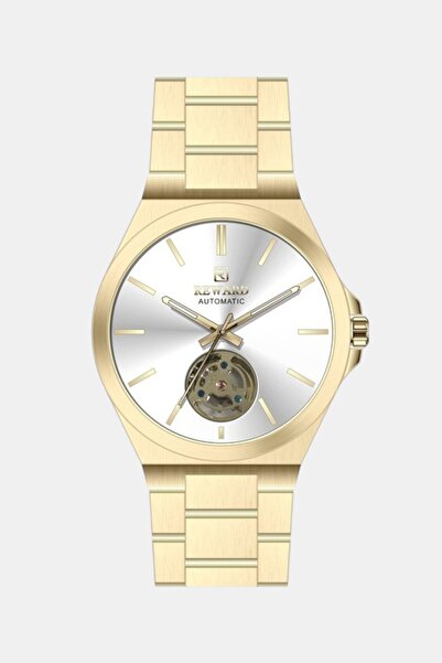 Reward Men's Wristwatch Automatic Grey Dial Steel Strap Golden A146347