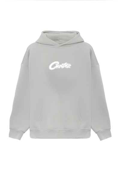 THE RULE Unisex Corteiz Printed Oversized Bol Cut Cotton 3 Thread Ş Fleece-Li...