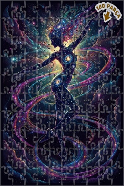 Teona Ahşap لغز خشبي بإطار مزدوج الطبقات من دانس أوف الكون 100 قطعة 25×25