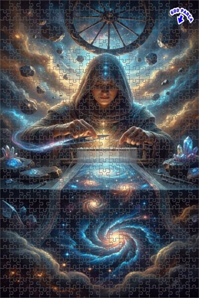 Teona Ahşap لغز خشبي بإطار ذو طابقين بتصميم عصري بمظهر لوحة زيتية، 600 قطعة، ...