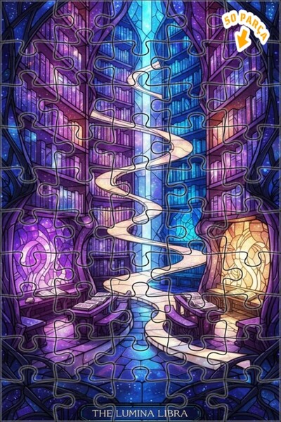 Teona Ahşap لغز خشبي مؤطر بطبقتين بتصميم فن الزجاج الملون للمكتبة الفلكية 50 ...