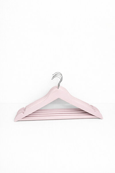 ZÜMHA Umerașe din lemn roz, anti-alunecare, durabile, 5 bucăți