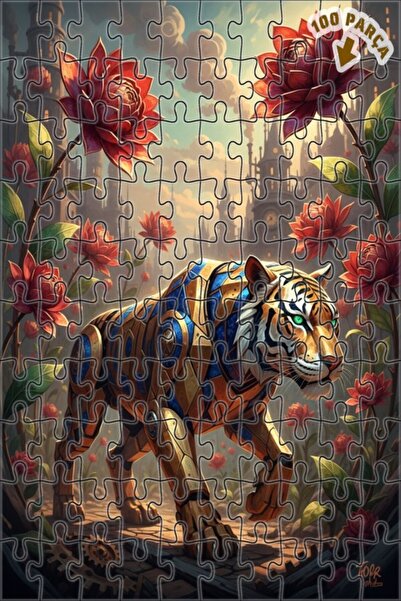 Teona Ahşap لغز خشبي بإطار مزدوج الطبقات بمظهر زيت التمساح الميكانيكي على طرا...