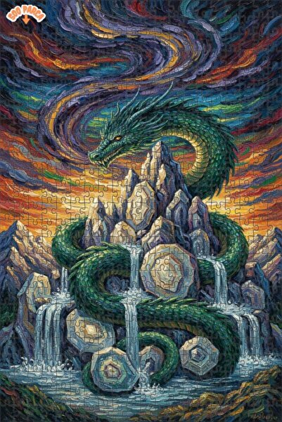 Teona Ahşap لغز خشبي ملون بالزيت لملكة التنين 500 قطعة 50×30