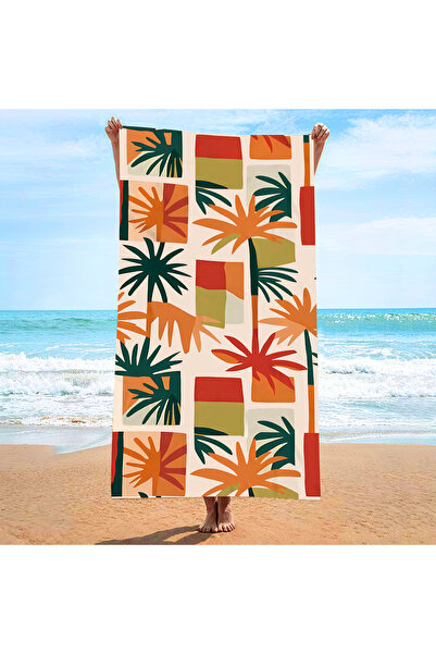 PriStyle Prosop de Plaja Mare, din Microfibra Sintetica, Uscare Rapida, 140x7...