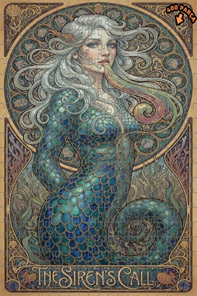 Teona Ahşap لوحة فنية بتصميم حورية البحر، لوحة زيتية بإطار خشبي مزدوج الطبقات...