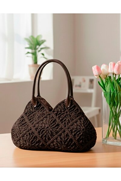Boutique de Carbon Kadın Mango Model Örgü Çanta
