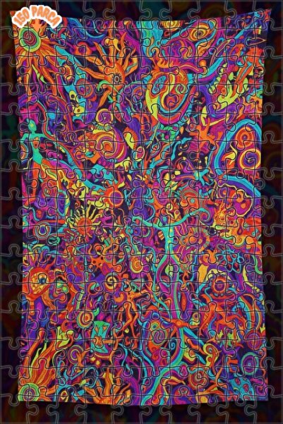 Teona Ahşap لغز خشبي بإطار مزدوج الطبقات بمظهر لوحة زيتية يشبه الأحلام السحري...