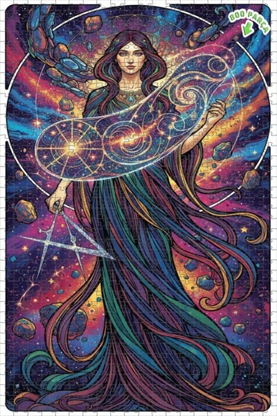 Teona Ahşap لغز خشبي مؤطر بطبقتين من فن الحكمة الكونية 800 قطعة 70x50