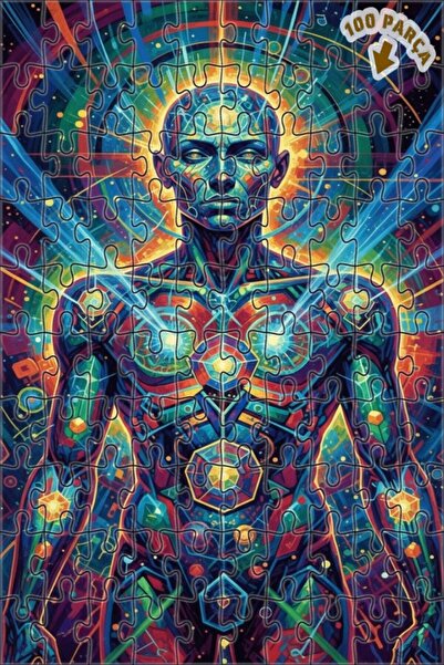 Teona Ahşap لغز خشبي بإطار مزدوج الطبقات من إنسان إنيرجي 100 قطعة 25×25