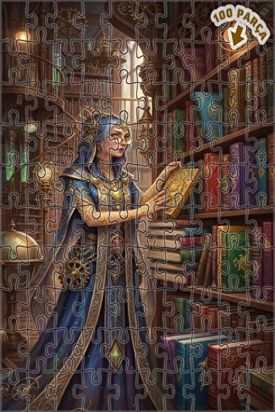 Teona Ahşap لغز خشبي مؤطر بطبقتين على طراز ستيمبانك بمظهر لوحة زيتية لمكتبة س...