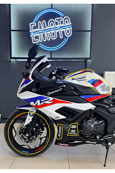 EMOTO REKLAM MUSATTI M 125 R MSPORT STICKER SET - FULL ALAN