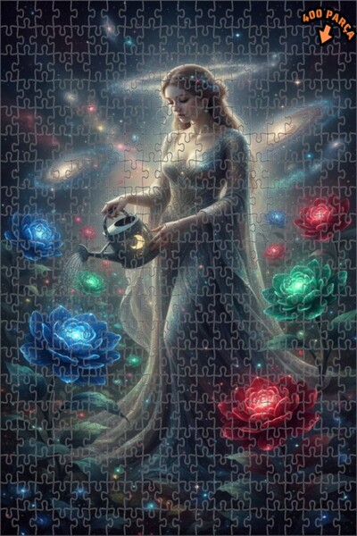 Teona Ahşap لغز خشبي بإطار مزدوج الطبقات بمظهر لوحة زيتية لمربي الحدائق الفلك...