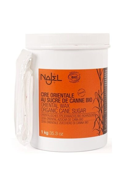 NAJEL Ceară orientală din trestie de zahăr, epilare, ideală pentru pielea sen...