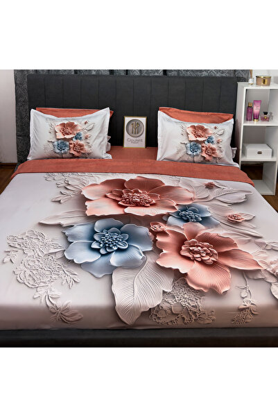 opulentmaison Peony Fine Cotton Bed Linen