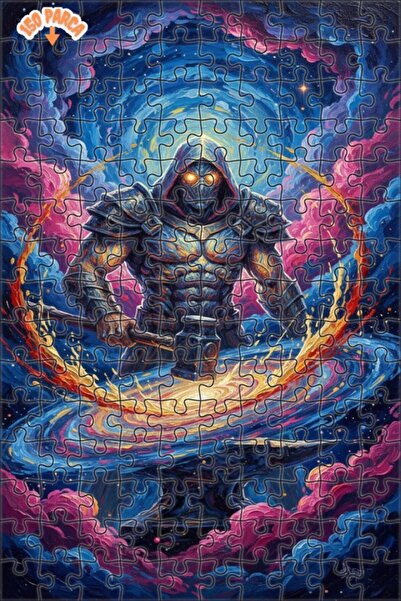 Teona Ahşap لوحة فنية حديثة بتصميم فنان فلكي، لوحة خشبية مؤطرة بطبقتين بمظهر ...