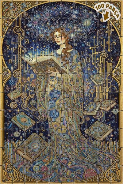 Teona Ahşap كتاب الحكمة الرائع ورقص النجوم، لغز خشبي بإطار مزدوج الطبقات، 100...