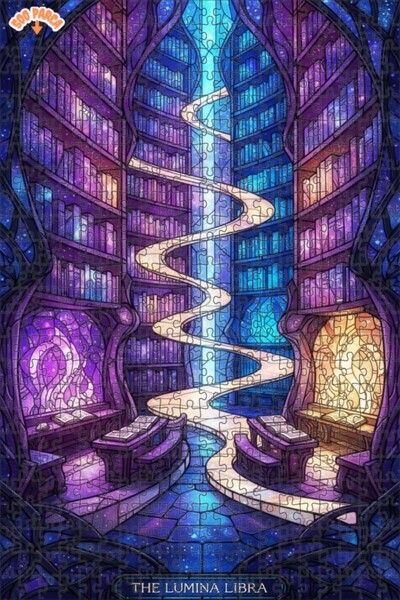 Teona Ahşap لغز خشبي مؤطر بطبقتين بتصميم فن الزجاج الملون للمكتبة الفلكية 500...