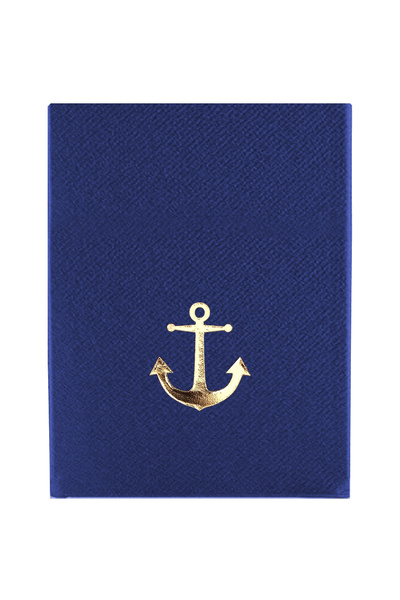 Story 30X40 cm Gold Foil Anchor Marine Patterned 16-Piece Navy Blue Airlaid F...
