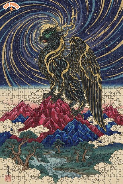 Teona Ahşap Eagle Watching the Night over the Dragon Mountains Double-Decker ...