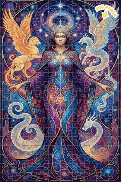 Teona Ahşap لغز خشبي بإطار مزدوج الطبقات من كينديم إيفرين كينغدوم، 200 قطعة، ...