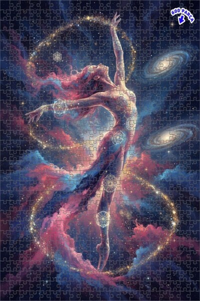 Teona Ahşap لغز خشبي بإطار مزدوج الطبقات من إيفرين دانسر 600 قطعة 50×35