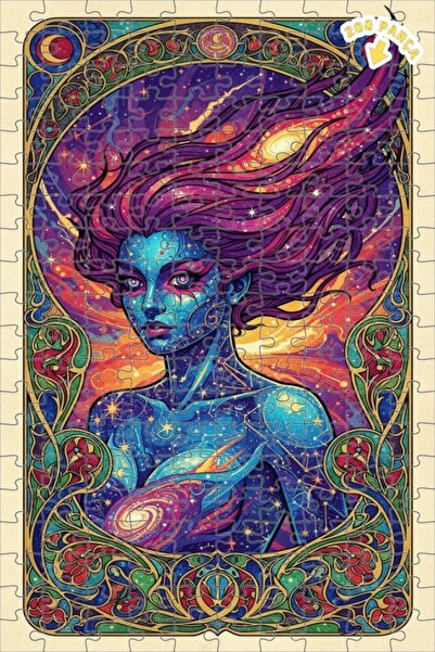 Teona Ahşap لغز فني للنساء بمظهر لوحة زيتية فلكية 200 قطعة 25×35