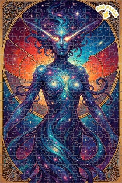 Teona Ahşap لوحة فنية نسائية بتأثير الزيت من كوزميك 200 قطعة 25×35