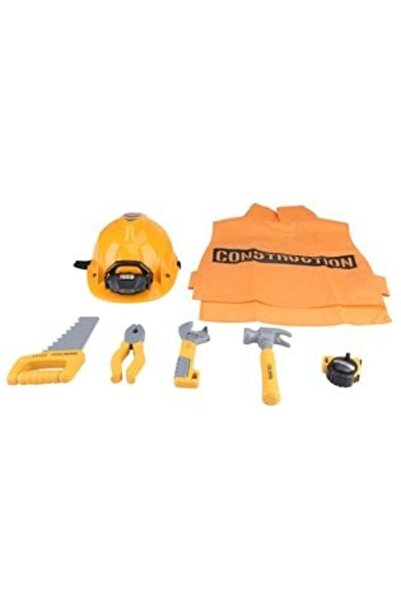 BAMI NETWORK Tool Toy Set with Sound & Light Helmet