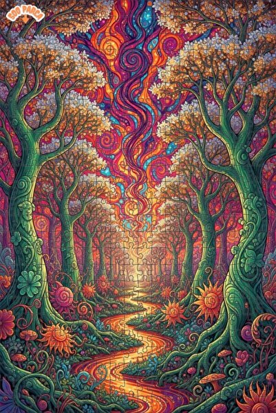 Teona Ahşap لغز خشبي بإطار مزدوج الطبقات من رؤيا أورانج، 500 قطعة، 50×30