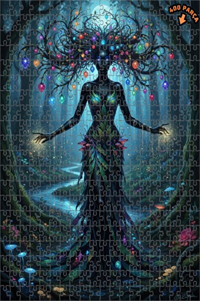 Teona Ahşap لغز خشبي بإطار مزدوج الطبقات من بيلج روحال، 400 قطعة، 35×35