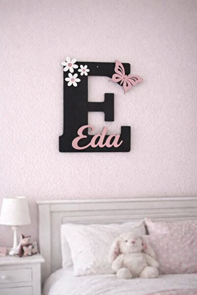 yucisaatleri harf üzerine isim yazılan genç odası kapı süsü 30 cmdir no129