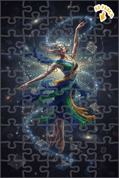 Teona Ahşap لغز خشبي بإطار مزدوج الطبقات من إيفرين دانس 50 قطعة 15×25