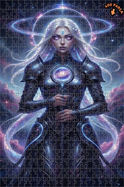 Teona Ahşap لغز خشبي بإطار ذو طابقين بمظهر الطباعة الرقمية لملكة الفضاء 400 ق...