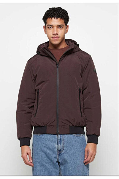 Replay Aisadon Men's Brown Jacket - Casual Style for Cold Season