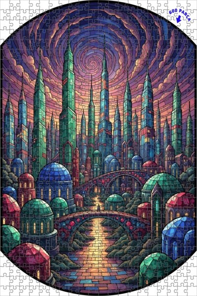 Teona Ahşap لغز خشبي بإطار ذو طابقين مع مناظر المدينة الرائعة ورؤية الزجاج ال...